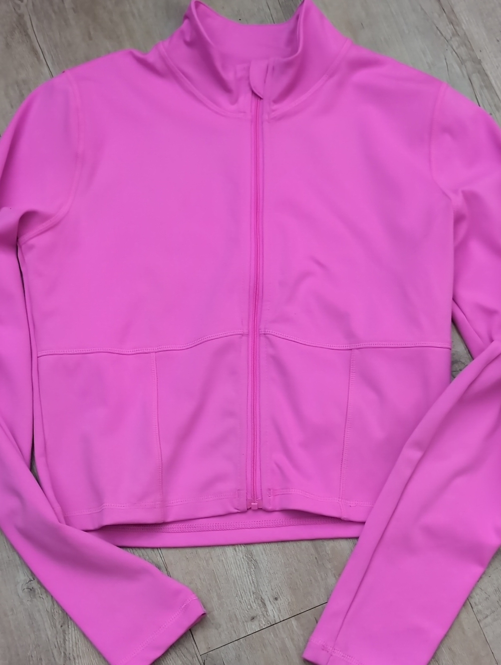 PINK Victoria's Secret Hot Pink Full-Zip Jacket- M